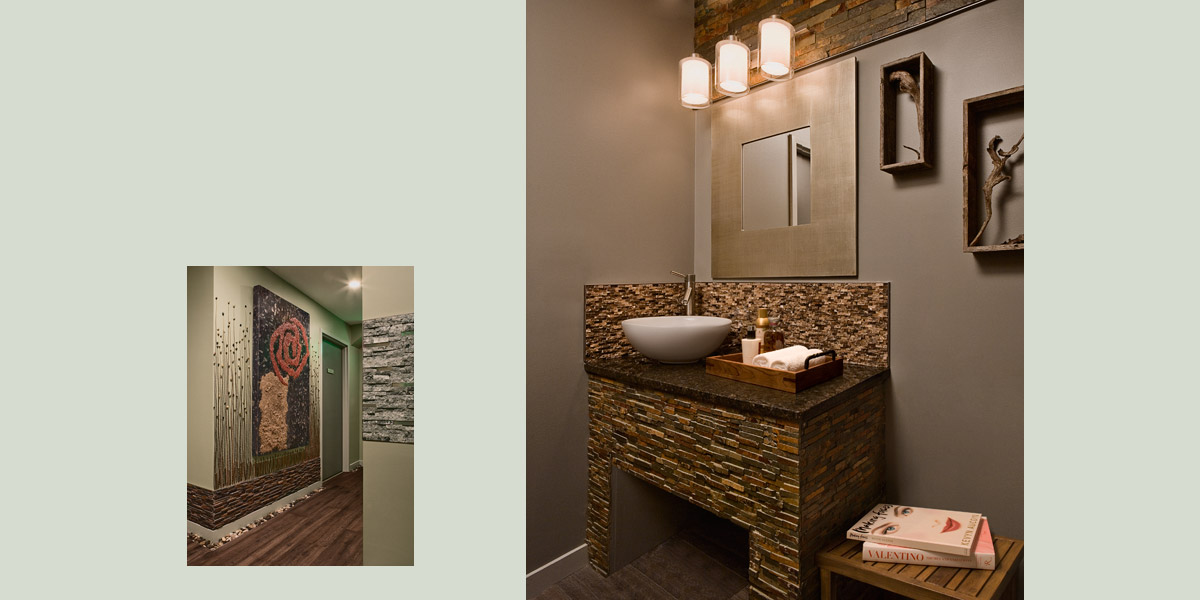 sage restroom